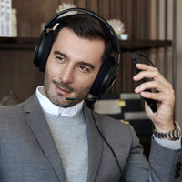 PHILIPS Over Ear Open Back Stereo Headphones Wired with Detachable Audio Jack, Studio Monitor Headphones for Recording Podcast DJ Music Piano Guitar (SHP9600) - 7DAY'S