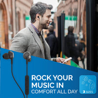 Philips USB C Earbuds Wired with Microphone, in Ear Type C Headphones with mic, Powerful Bass, Lightweight, USB - C Wired Earphones, 3 - Button in - line Remote Ear Buds (Black) - 7DAY'S