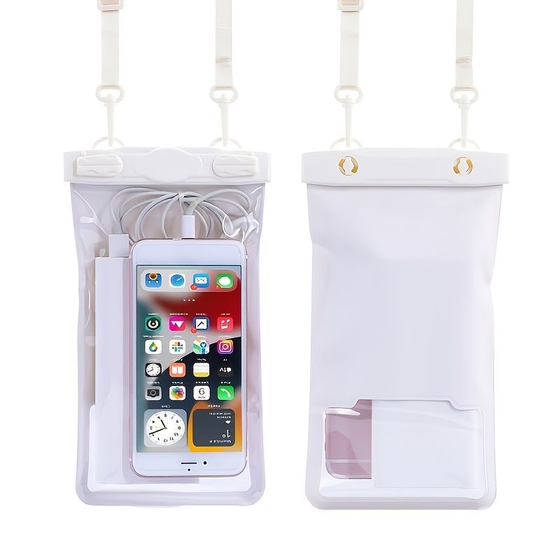 Phone Waterproof Bag; Diving Case; 7.6 Inch IPX8 For Universal Phone; Swimming Seal Bag With Touch Screen - 7DAY'S