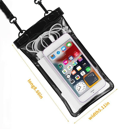 Phone Waterproof Bag; Diving Case; 7.6 Inch IPX8 For Universal Phone; Swimming Seal Bag With Touch Screen - 7DAY'S