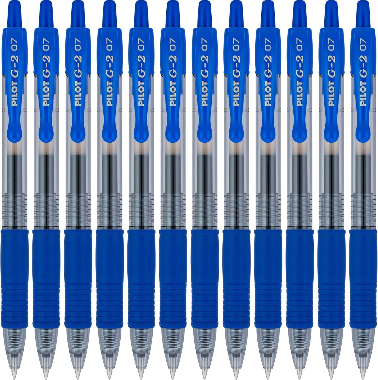 Pilot G2 Premium Gel Roller Pens 0.7, Fine Point Smooth Writing Pens Black, Pack of 12 - 7DAY'S