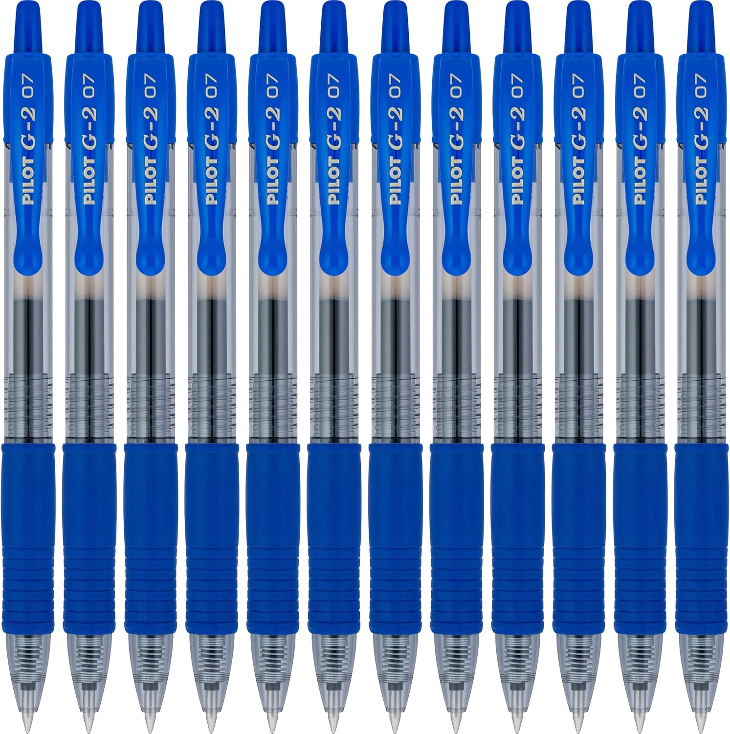 Pilot G2 Premium Gel Roller Pens 0.7, Fine Point Smooth Writing Pens Black, Pack of 12 - 7DAY'S