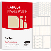 Pimple Patches for Face, 4 Size 300 Counts Acne Patches, Hydrocolloid Patches for Covering Zits and Blemishes, Spot Stickers with Salicylic Acid, Tea Tree Oil & Calendula Oil - 7DAY'S