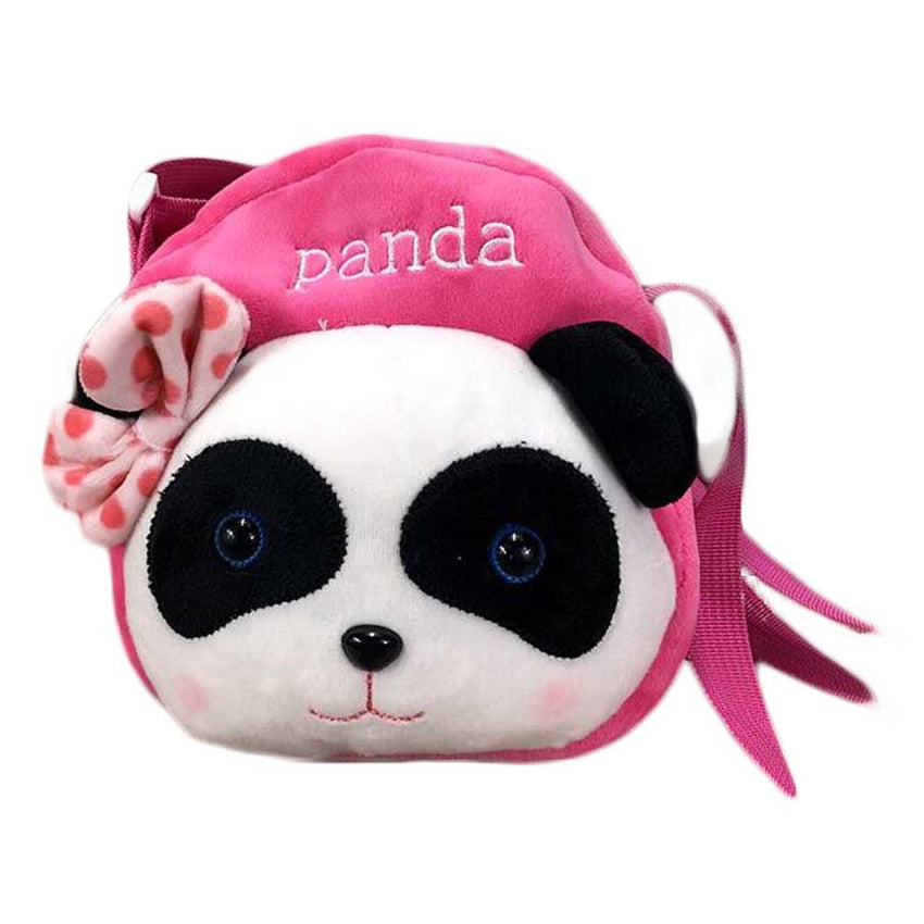 Pink Panda Kids Backpack Cute Plush Crossbody Bag Snack Bag Go Out Decor Small Bag - 7DAY'S