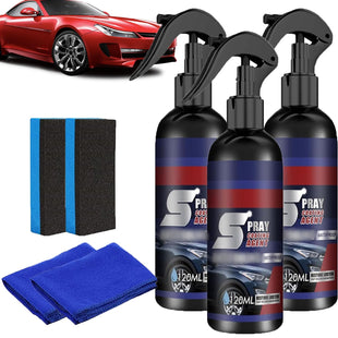 Pipiup Car Wax, Pipiup Ceramic Coating, Newbeeco Limpiador De Carro, Quick Effect Coating Agent,Multifunctional Car Restore Spray,3 in 1 High Protection Quick Car Coatingspray, Waterless Car Wash (1) - 7DAY'S