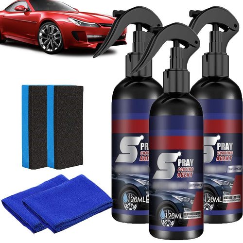 Pipiup Car Wax, Pipiup Ceramic Coating, Newbeeco Limpiador De Carro, Quick Effect Coating Agent,Multifunctional Car Restore Spray,3 in 1 High Protection Quick Car Coatingspray, Waterless Car Wash (1) - 7DAY'S