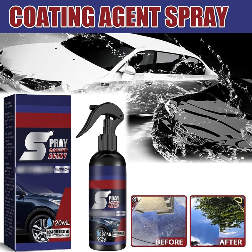 Pipiup Car Wax, Pipiup Ceramic Coating, Newbeeco Limpiador De Carro, Quick Effect Coating Agent,Multifunctional Car Restore Spray,3 in 1 High Protection Quick Car Coatingspray, Waterless Car Wash (1) - 7DAY'S