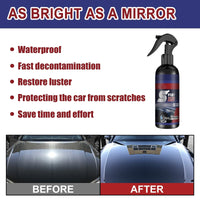 Pipiup Car Wax, Pipiup Ceramic Coating, Newbeeco Limpiador De Carro, Quick Effect Coating Agent,Multifunctional Car Restore Spray,3 in 1 High Protection Quick Car Coatingspray, Waterless Car Wash (1) - 7DAY'S