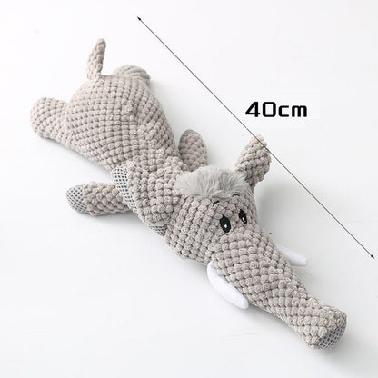 Plush Cartoon Puppy Dog Toy Pet Dog Chew Squeak Toys For Small Dogs Teeth Grinding Pet Products Dog Accessories - 7DAY'S