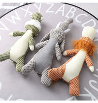 Plush Cartoon Puppy Dog Toy Pet Dog Chew Squeak Toys For Small Dogs Teeth Grinding Pet Products Dog Accessories - 7DAY'S