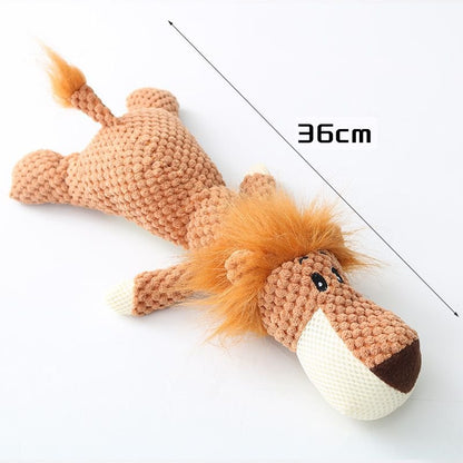 Plush Cartoon Puppy Dog Toy Pet Dog Chew Squeak Toys For Small Dogs Teeth Grinding Pet Products Dog Accessories - 7DAY'S