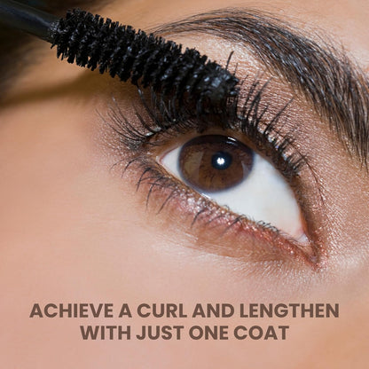 POISE Makeup HD Mascara Water - Resistant Formula | Extended Volume Fullness and Lash Definition Humidity and Smudge - Proof Eye Lashes Mascara, Black - 7DAY'S