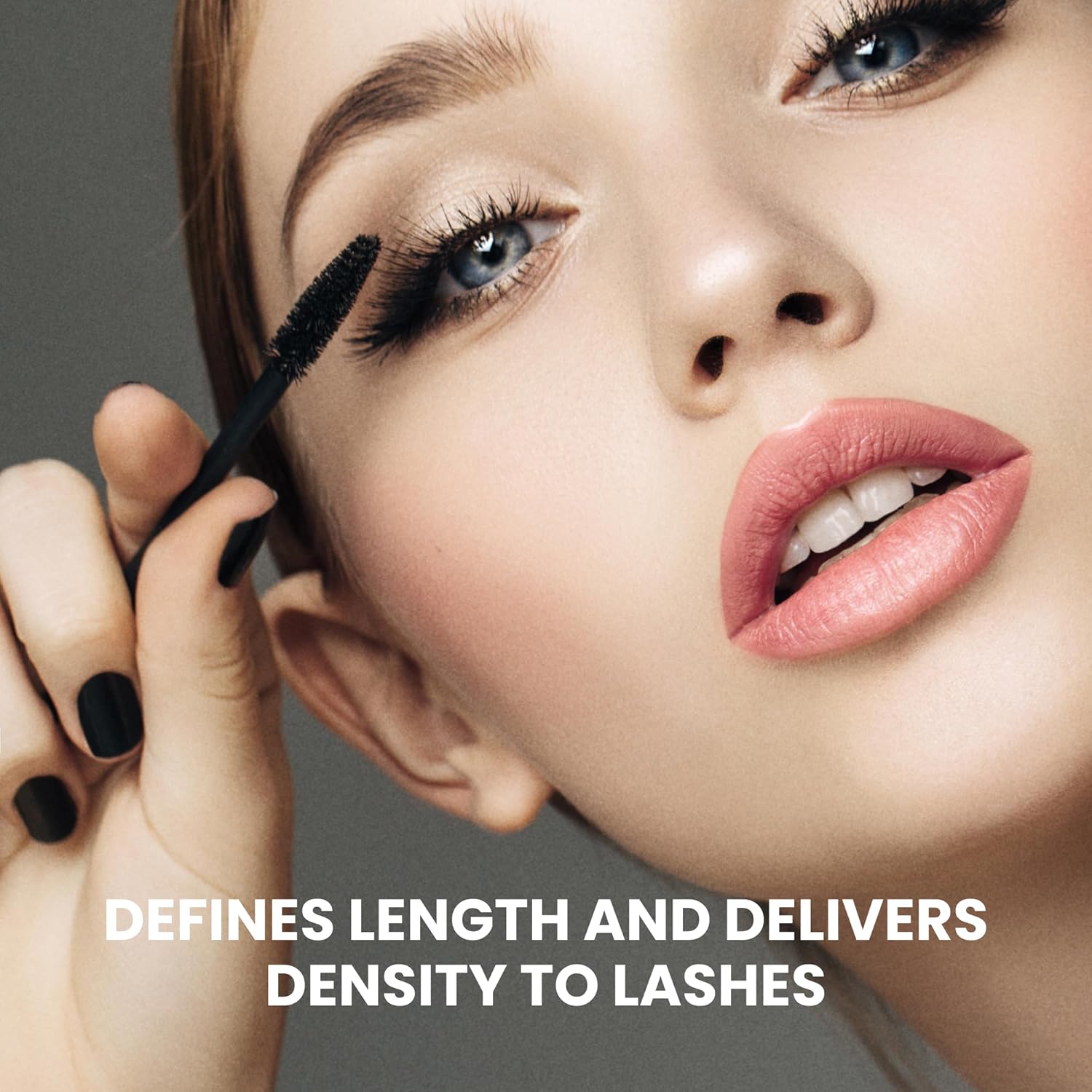 POISE Makeup HD Mascara Water - Resistant Formula | Extended Volume Fullness and Lash Definition Humidity and Smudge - Proof Eye Lashes Mascara, Black - 7DAY'S