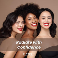 POISE Makeup HD Mascara Water - Resistant Formula | Extended Volume Fullness and Lash Definition Humidity and Smudge - Proof Eye Lashes Mascara, Black - 7DAY'S
