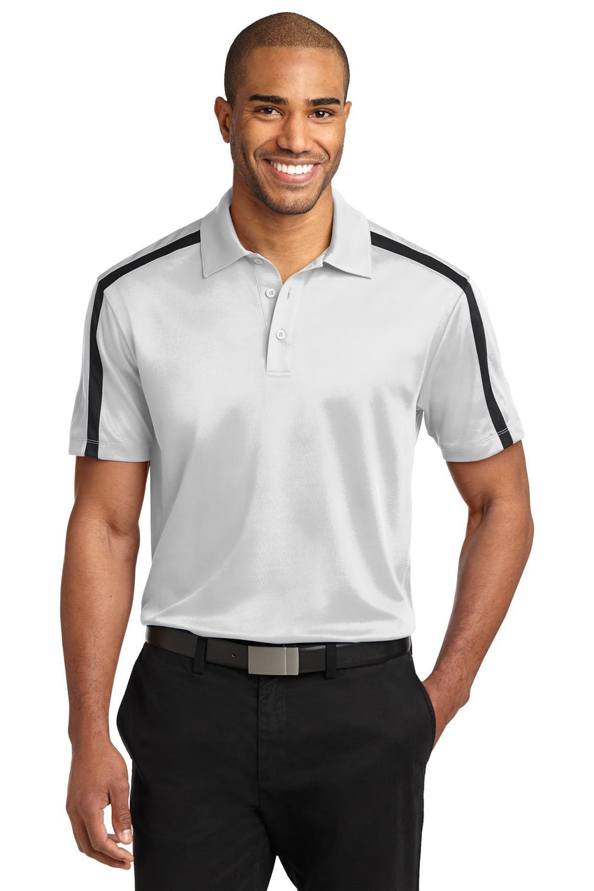 Port Authority Silk Touch Performance Colorblock Stripe Polo K547 - 7DAY'S