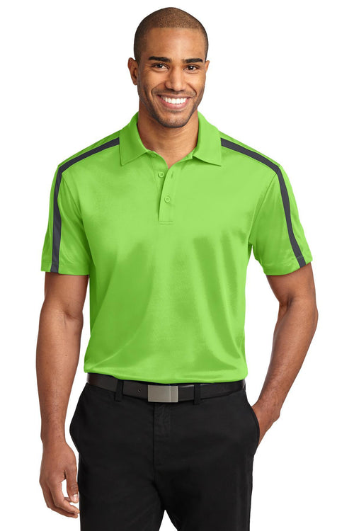 Port Authority Silk Touch Performance Colorblock Stripe Polo K547 - 7DAY'S