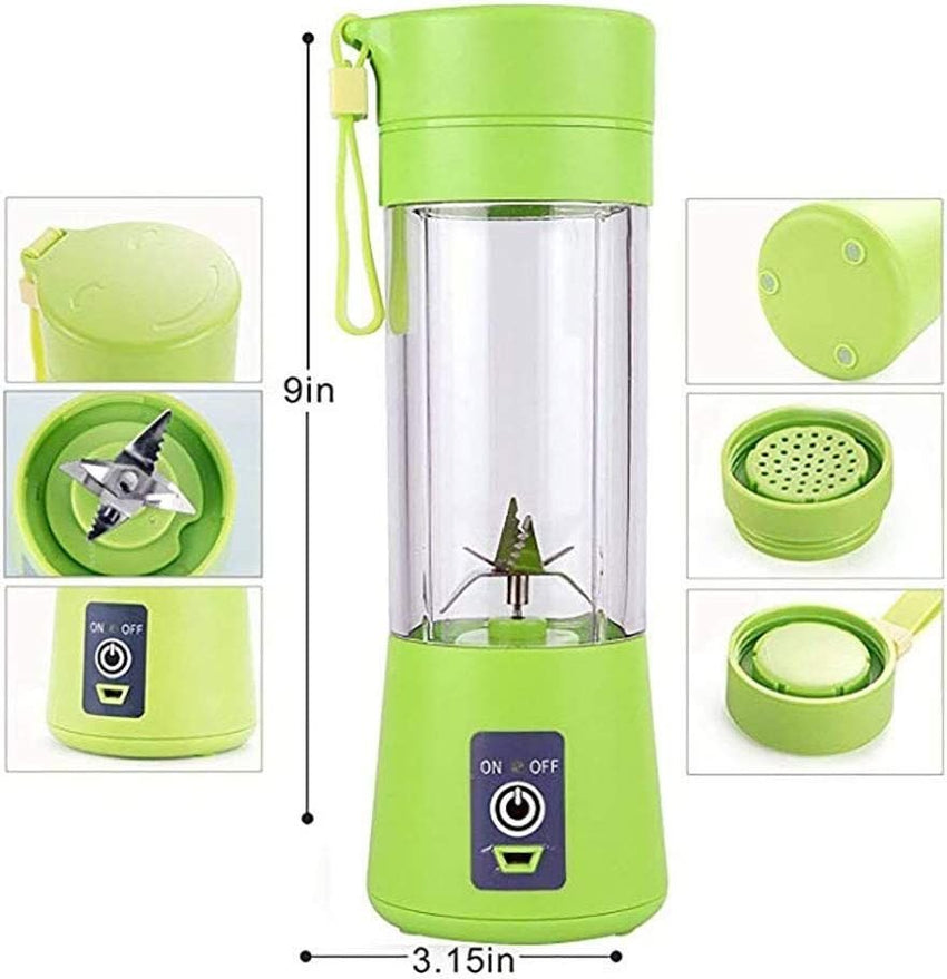 Portable 6 Blender; Personal Size Blender Juicer Cup; Smoothies and Shakes Blender; Handheld Fruit Machine; Blender Mixer Home - 7DAY'S