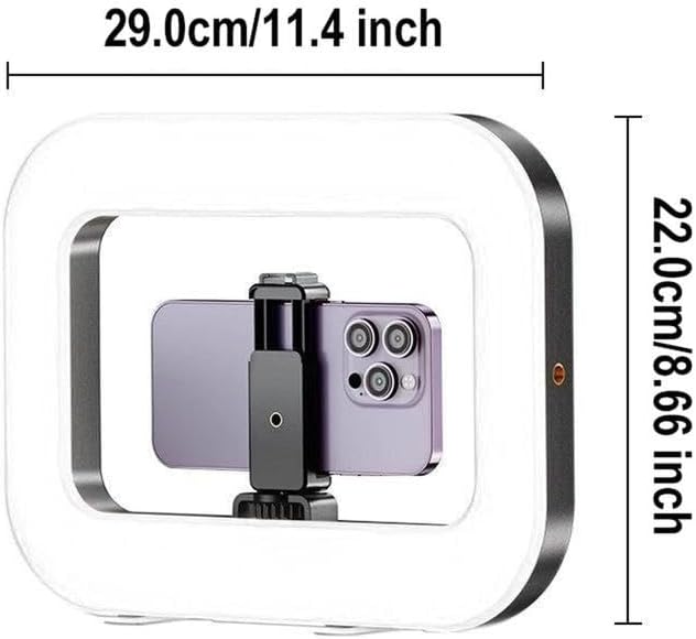 Portable Handheld Ring Fill Light - USB Rechargeable Selfie Light for Phone, Desktop Use, Ideal for Live Streaming, Vlogging & Photography（Super Good qualiey） - 7DAY'S