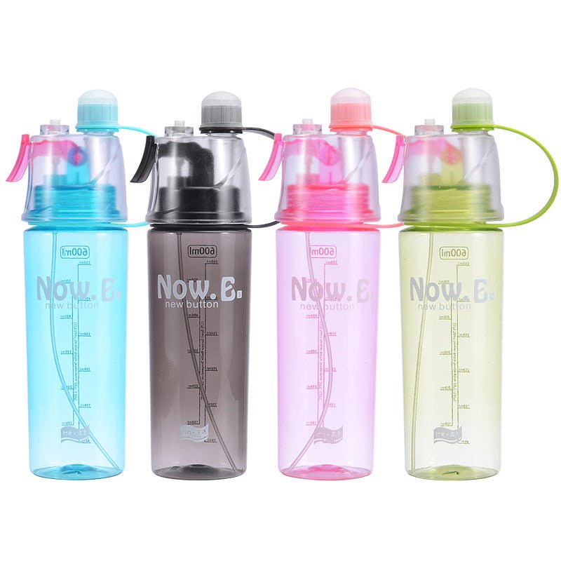 Portable Outdoor Sports Mist Spray Cup Size:6.3*21 /6.3*26 cm - 7DAY'S