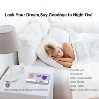 Portable Smart Auto Phone Timer Lock Box for iPhone and Android Phones, Self - Control Timer Locker to Help Kids,Students, Adults Focus Back,Prevent Excessive Games, Mobile Phone Addiction(New) - 7DAY'S