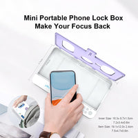 Portable Smart Auto Phone Timer Lock Box for iPhone and Android Phones, Self - Control Timer Locker to Help Kids,Students, Adults Focus Back,Prevent Excessive Games, Mobile Phone Addiction(New) - 7DAY'S