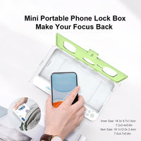 Portable Smart Auto Phone Timer Lock Box for iPhone and Android Phones, Self - Control Timer Locker to Help Kids,Students, Adults Focus Back,Prevent Excessive Games, Mobile Phone Addiction(New) - 7DAY'S