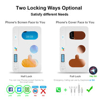 Portable Smart Auto Phone Timer Lock Box for iPhone and Android Phones, Self - Control Timer Locker to Help Kids,Students, Adults Focus Back,Prevent Excessive Games, Mobile Phone Addiction(New) - 7DAY'S