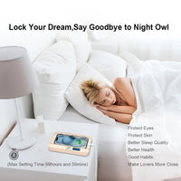 Portable Smart Auto Phone Timer Lock Box for iPhone and Android Phones, Self - Control Timer Locker to Help Kids,Students, Adults Focus Back,Prevent Excessive Games, Mobile Phone Addiction(New) - 7DAY'S
