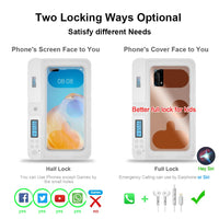 Portable Smart Auto Phone Timer Lock Box for iPhone and Android Phones, Self - Control Timer Locker to Help Kids,Students, Adults Focus Back,Prevent Excessive Games, Mobile Phone Addiction(New) - 7DAY'S