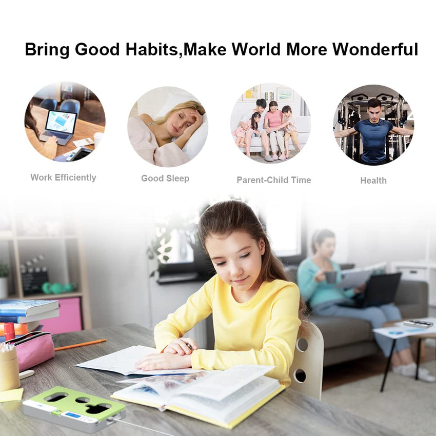 Portable Smart Auto Phone Timer Lock Box for iPhone and Android Phones, Self - Control Timer Locker to Help Kids,Students, Adults Focus Back,Prevent Excessive Games, Mobile Phone Addiction(New) - 7DAY'S