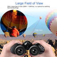 Portable Zoom Binoculars with FMC Lens Low Light Night Vision for Bird Watching Hunting Sports - 7DAY'S