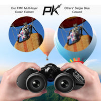 Portable Zoom Binoculars with FMC Lens Low Light Night Vision for Bird Watching Hunting Sports - 7DAY'S