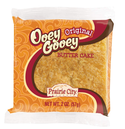 Prairie City Bakery Ooey Gooey Butter Cake Individually Wrapped On The Go Dessert Sweet Treats Perfect For Snacking 2 Ounce Snack Cakes Pack of 10 (Original) - 7DAY'S