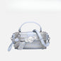 Premium sense crocodile print bag new commuter box bag female crossbody small square bag - 7DAY'S