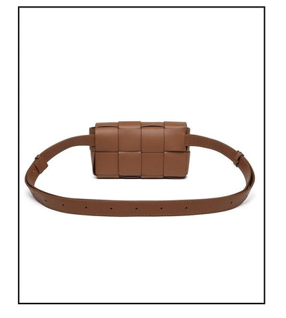 Premium sense of hundred with small bag 2025 new fashion pure color weaving niche ladies crossbody bag small aroma wind women's bag - 7DAY'S