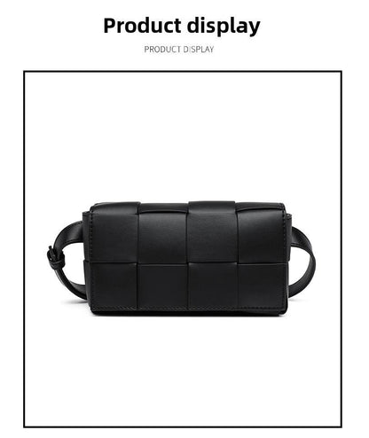 Premium sense of hundred with small bag 2025 new fashion pure color weaving niche ladies crossbody bag small aroma wind women's bag - 7DAY'S