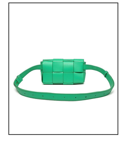Premium sense of hundred with small bag 2025 new fashion pure color weaving niche ladies crossbody bag small aroma wind women's bag - 7DAY'S