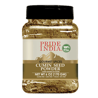 Pride of India | Cumin Seed Ground 8 oz (226.79 gm) Medium Dual Sifter Bottle | Traditional Indian Spice | Seasoning spice for Curries/Lentils/Chicken/Meat | Easy to Store - 7DAY'S