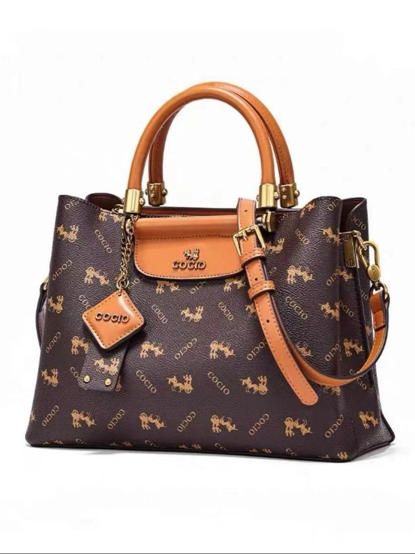 Printed Handbag Ladies Tote Fashion Hundred Shoulder Crossbody Bag Trend Women's Bag - 7DAY'S