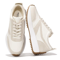 Project Cloud Womens Sneakers - Memory Foam Insole and Lightweight Spring Shoes - Non - Slip Lace Up Trendy Shoes - Fashion Sneakers for Women 2025 - 7DAY'S