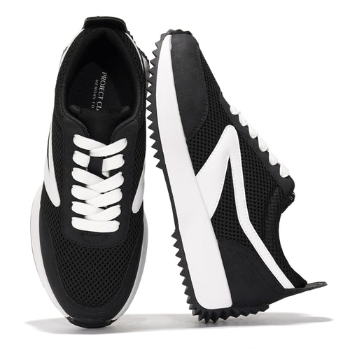 Project Cloud Womens Sneakers - Memory Foam Insole and Lightweight Spring Shoes - Non - Slip Lace Up Trendy Shoes - Fashion Sneakers for Women 2025 - 7DAY'S