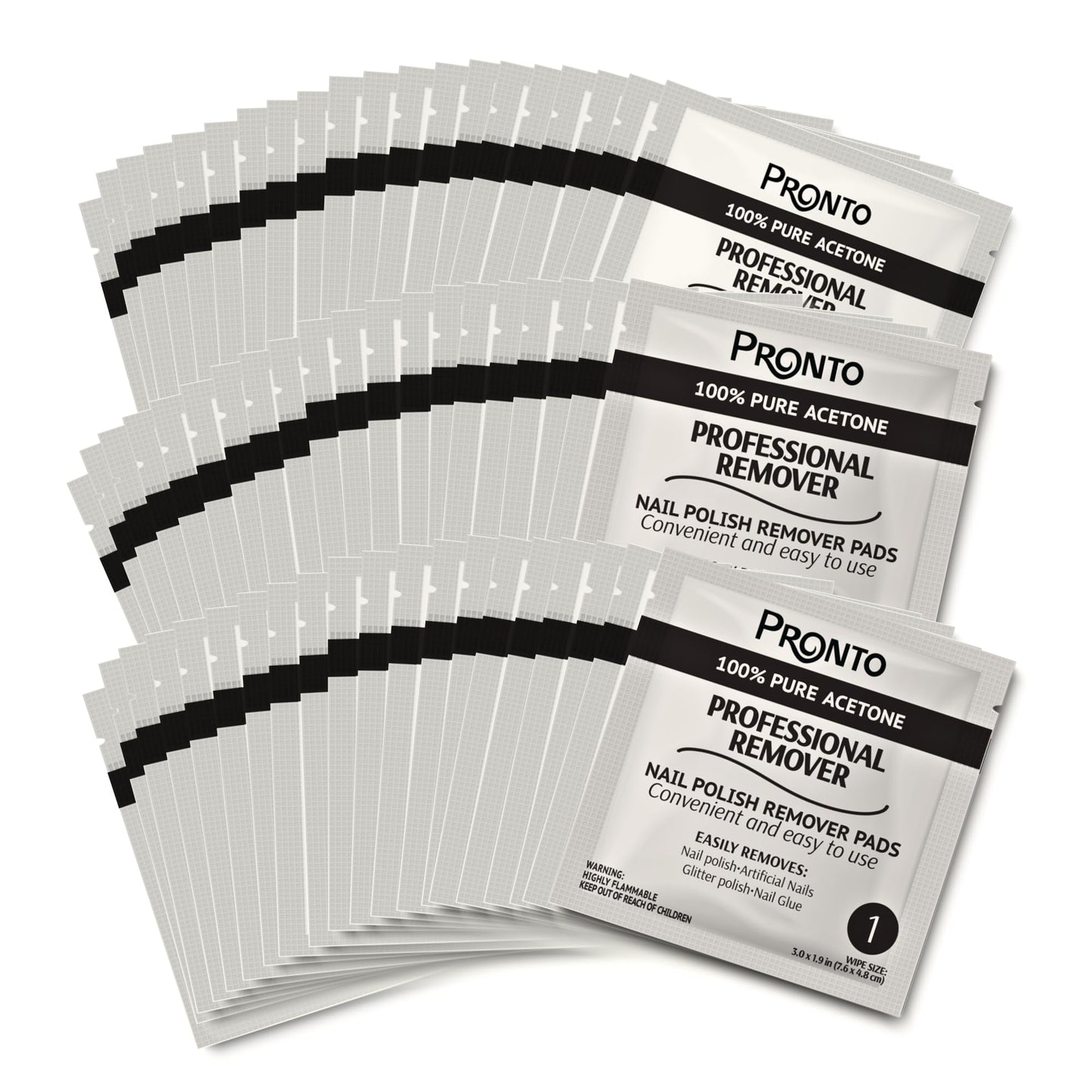 Pronto 100% Acetone Gel Nail Polish Remover - Gel Polish Remover for Nails | Acetone Nail Polish Remover For Nails for Removal of Glue, Gel, Acrylic & Dip | Gel Polish Remover, 8 Fl oz - 7DAY'S