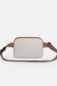 PU Leather Rectangle Crossbody Bag - 7DAY'S