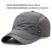 Quick - drying Mesh Baseball Cap - Breathable Sun Hat for Men - Outdoor Fishing & Summer Activities - 7DAY'S