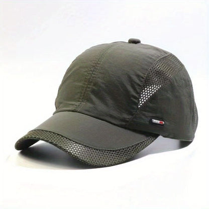 Quick - drying Mesh Baseball Cap - Breathable Sun Hat for Men - Outdoor Fishing & Summer Activities - 7DAY'S