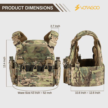 Quick Release Airsoft Weighted Military Breathable Vests - 7DAY'S