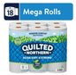 Quilted Northern Ultra Soft & Strong Toilet Paper, 18 Mega Rolls - 7DAY'S