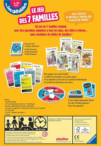 Ravensburger – 26624 – Card Game of 7 Families Incollables - 7DAY'S
