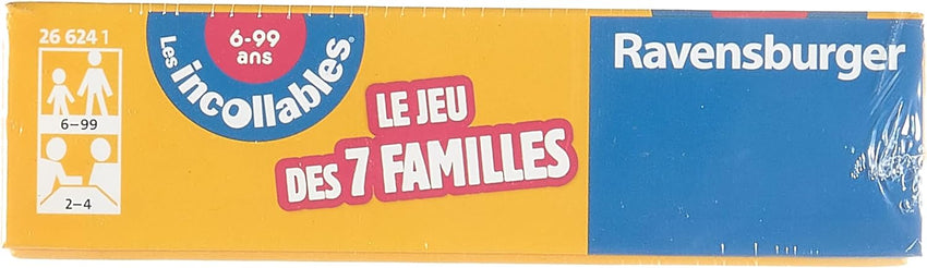 Ravensburger – 26624 – Card Game of 7 Families Incollables - 7DAY'S