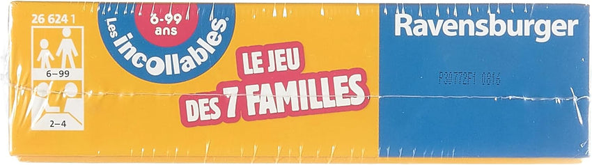 Ravensburger – 26624 – Card Game of 7 Families Incollables - 7DAY'S